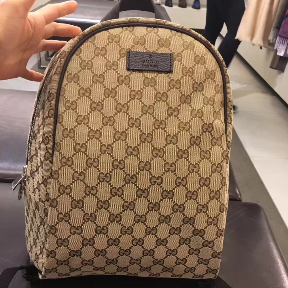 Gucci Canvas Guccissima Backpack